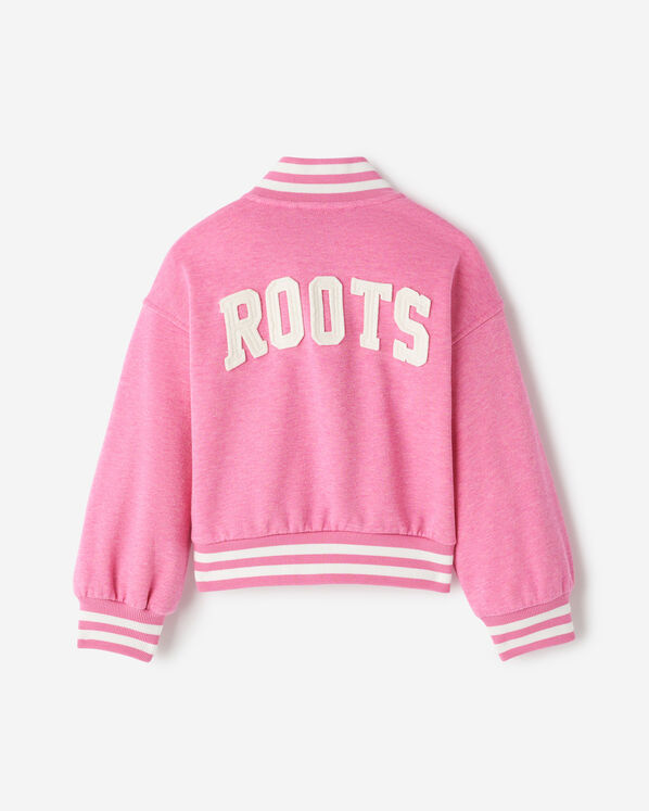 Toddler Girls Cooper Sparkle Varsity Jacket Toddler Girls Cooper Sparkle Varsity Jacket