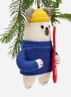 Snowboard Bear Ornament