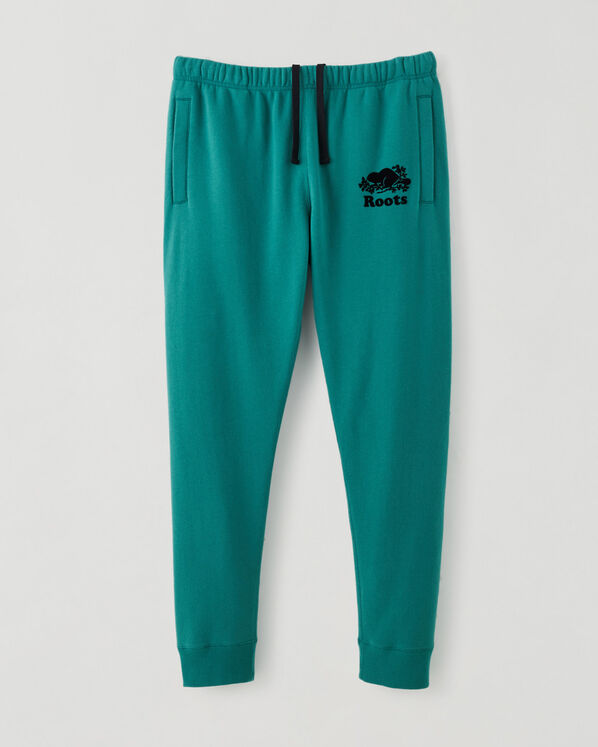 Pantalon ajusté en molleton de coton bio Park