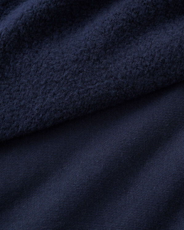 Chandail original à capuchon et glissièreen coton bio