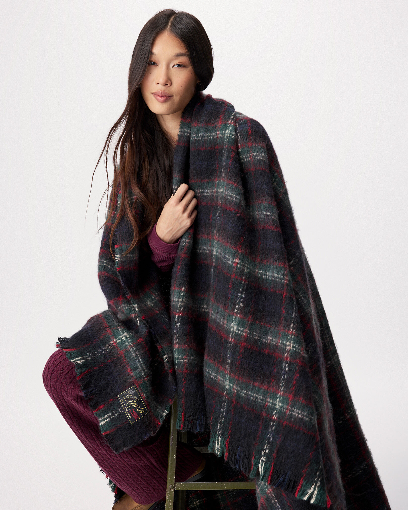 Plaid Throw