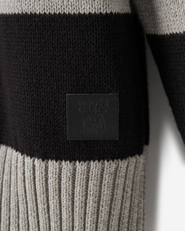 Cabin Relaxed Striped Crew Sweater Cabin Relaxed Striped Crew Sweater