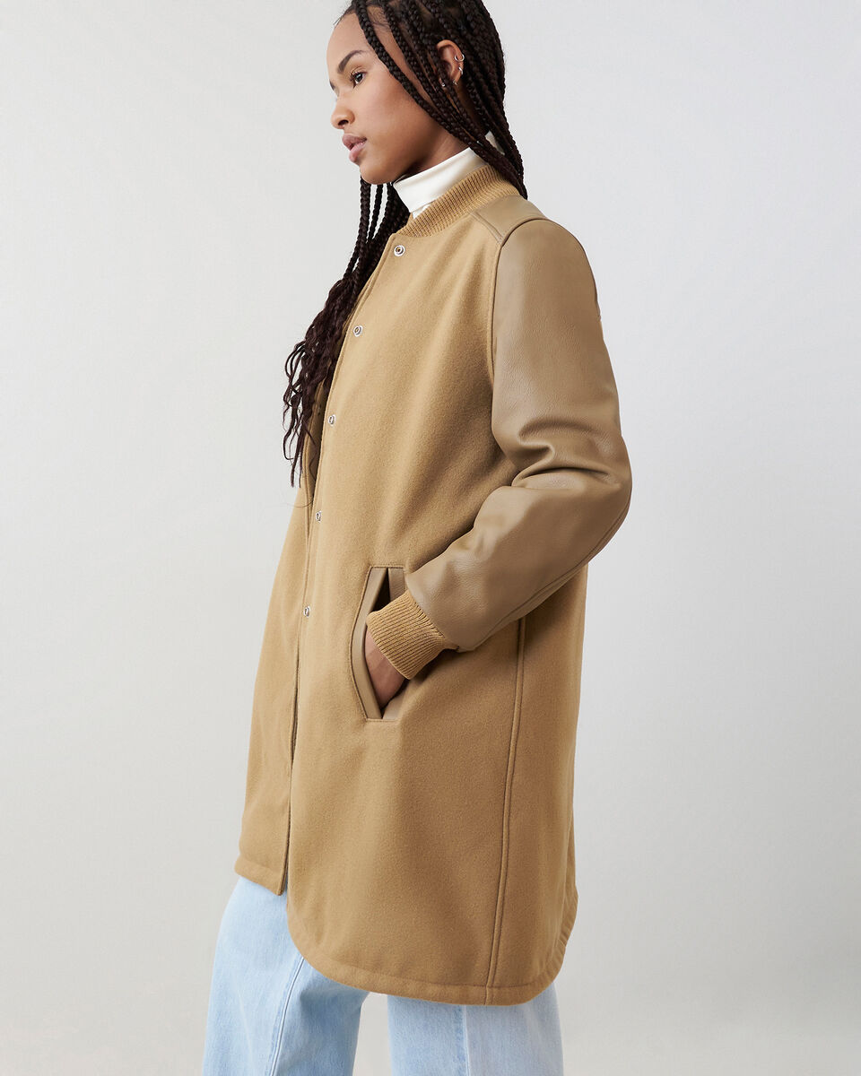 Womens A-line Varsity Jacket