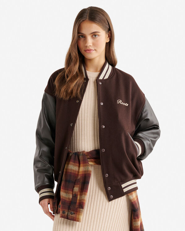 Blouson universitaire r&eacute;tro Mathews