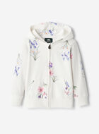 Toddler Cooper Floral Full Zip Hoodie