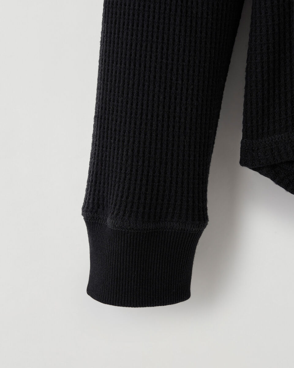 Waffle Long sleeve Top