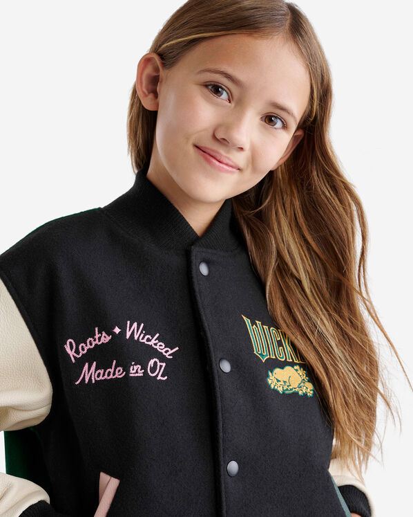 Kids Roots X Wicked Varsity Jacket