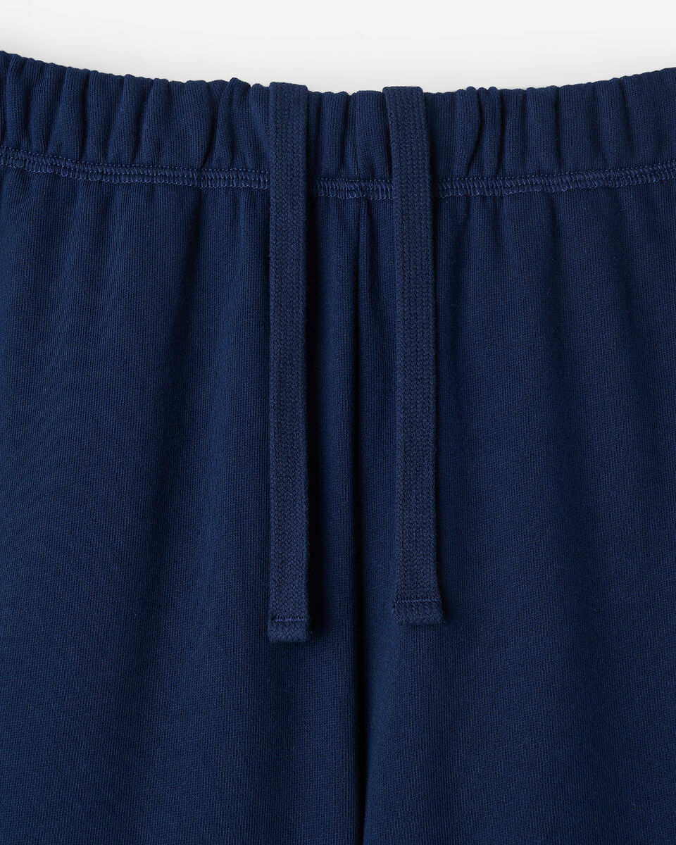Pantalon &agrave; jambe large en molleton de coton bio Cooper