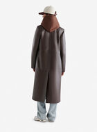 Womens Leather Trench Lake