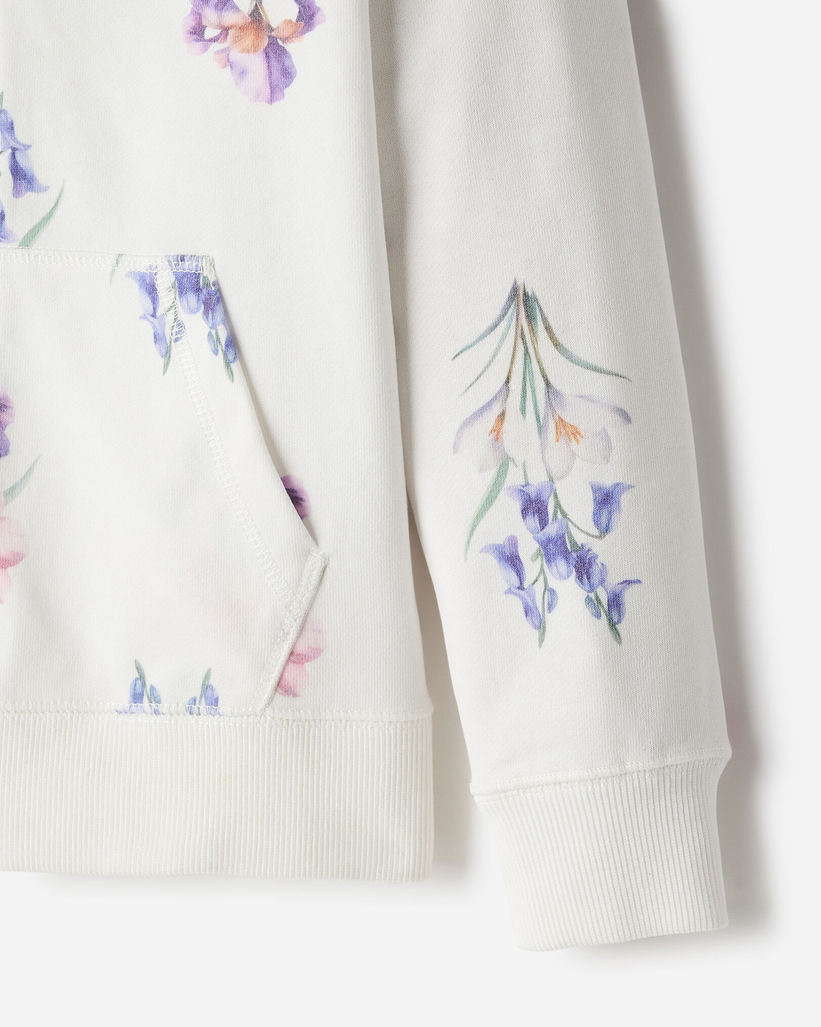 Kids Cooper Floral Full Zip Hoodie