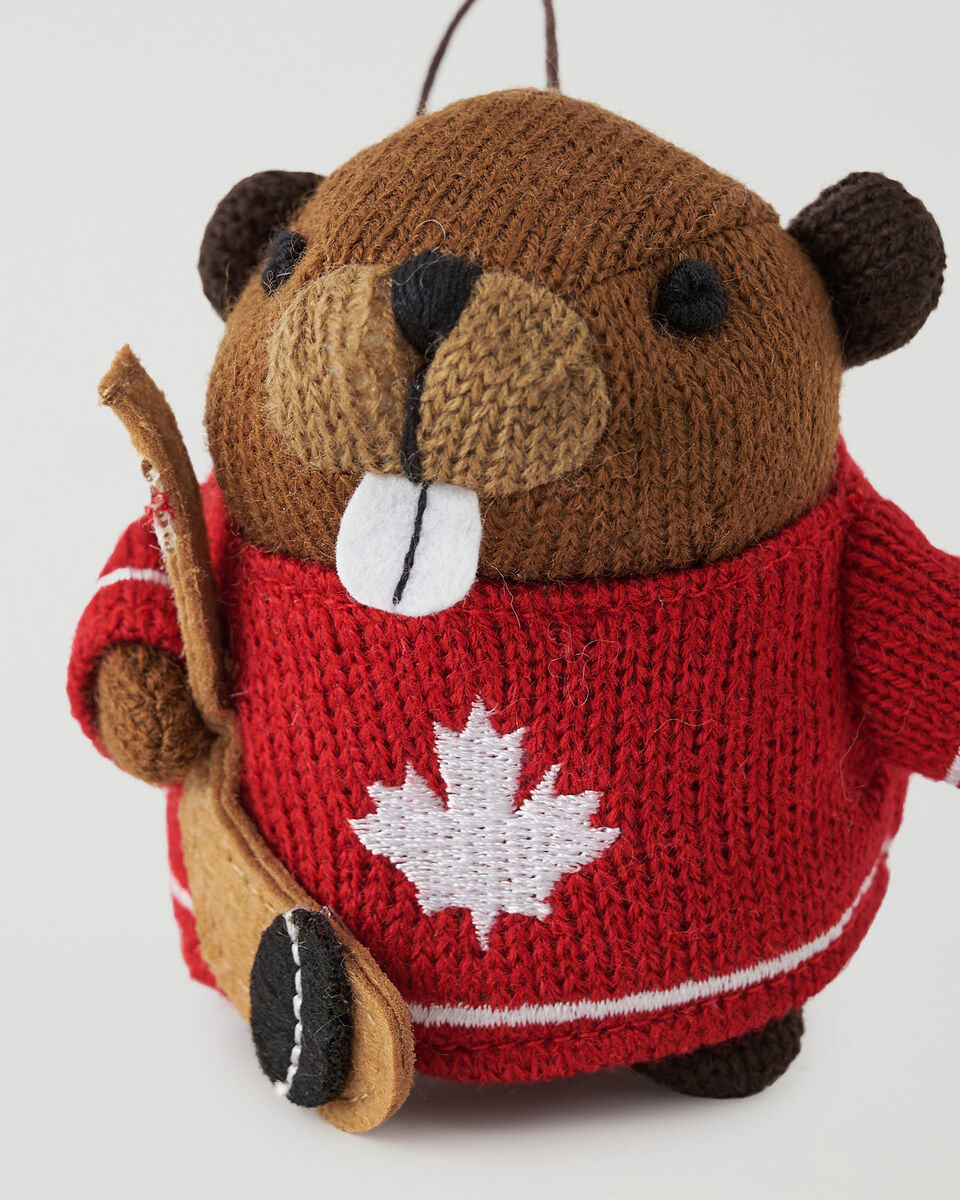 Hockey Beaver Ornament