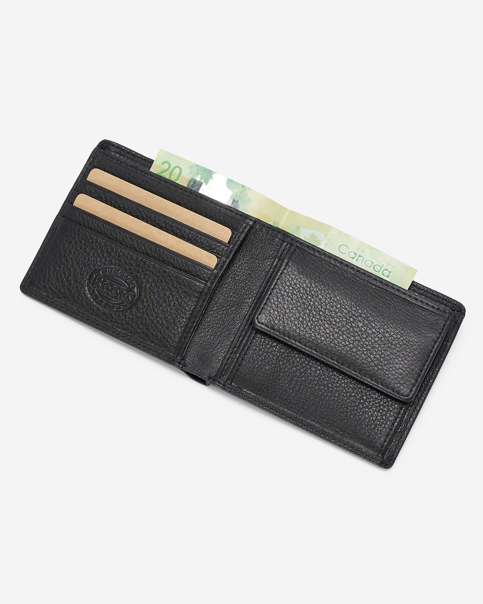 Black wallet with coin pocket 2025