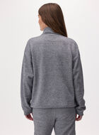 Organic Cooper Relaxed Quarter Zip Stein