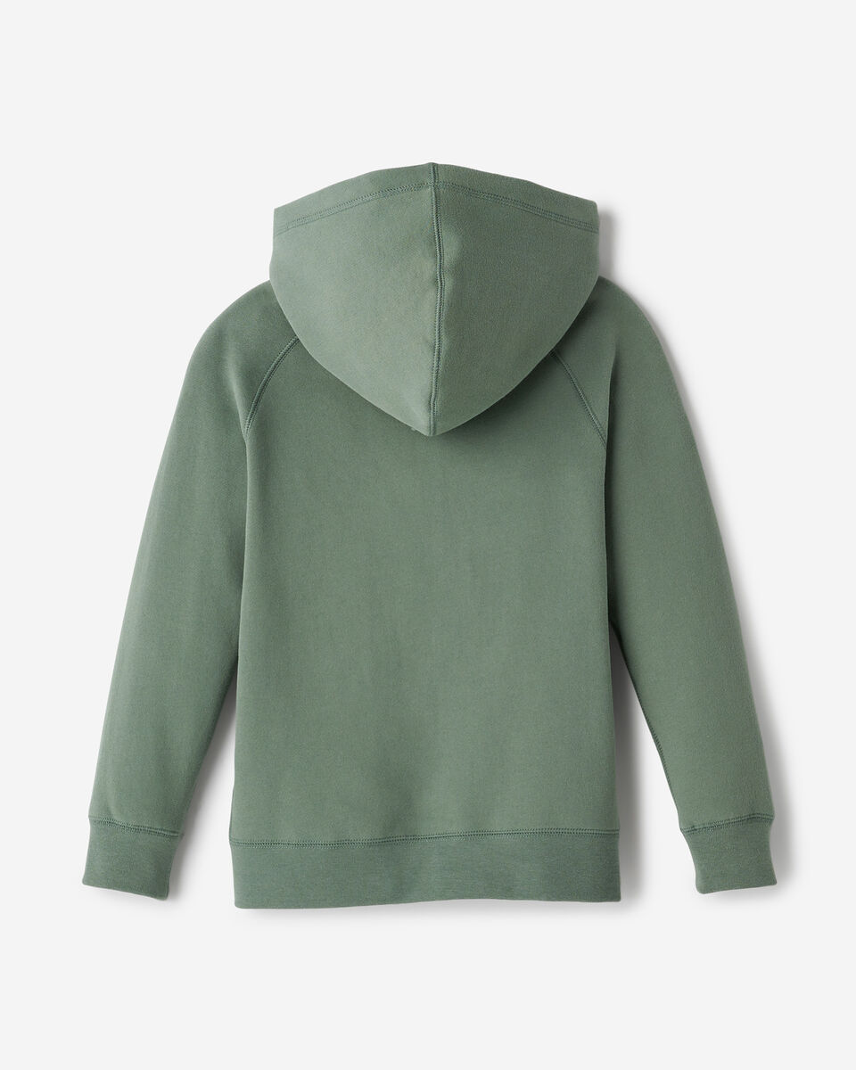 Chandail original à capuchon et glissière en coton bio pour enfants