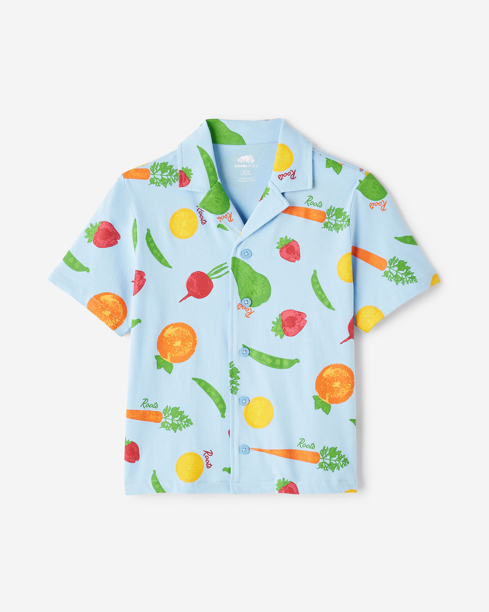 Chemise camp à motif pour enfants
