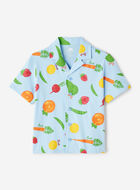 Kids Garden Print Camp Shirt