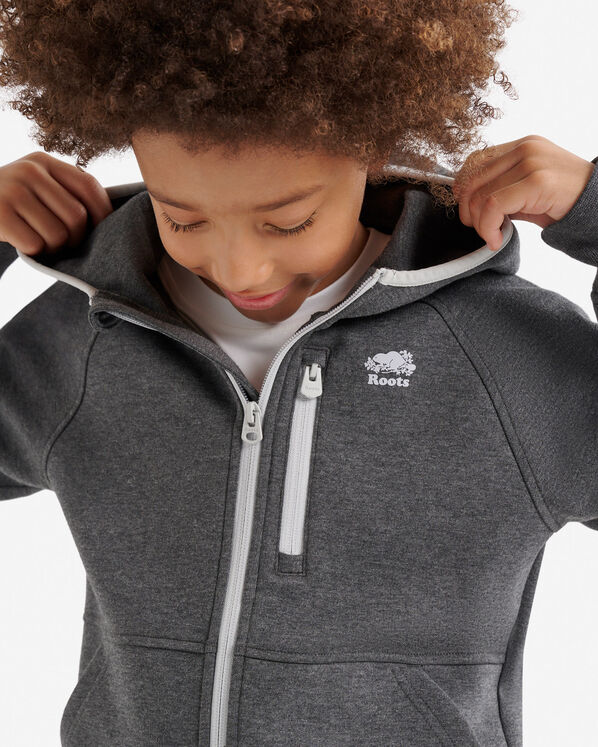 Chandail &agrave; capuchon et glissi&egrave;re en tissu interlock Recover pour enfants