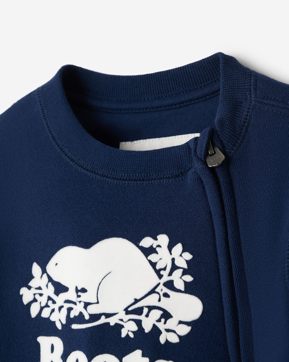 Barboteuse originale Cooper le castor en coton bio pour b&eacute;b&eacute;s