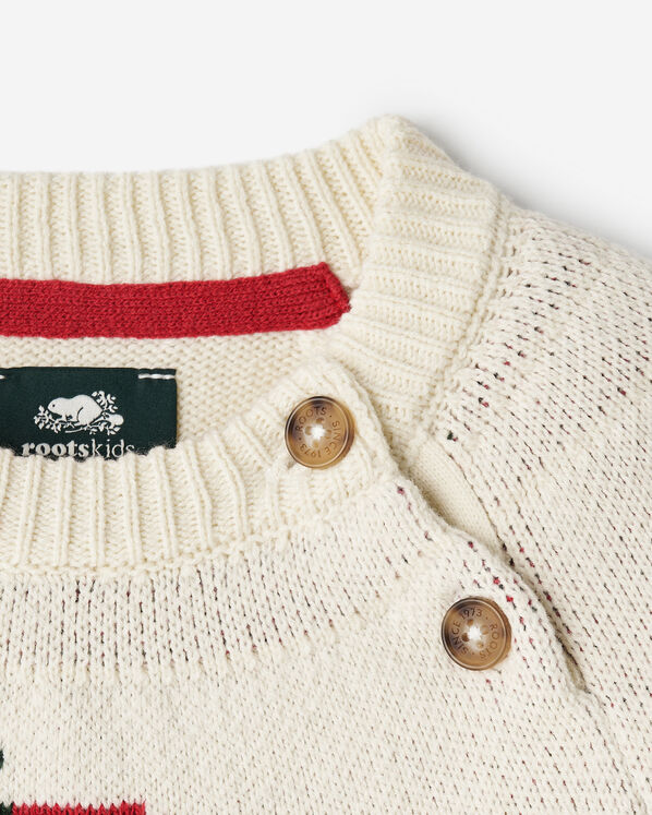 Toddler Holiday Cable Sweater Crew