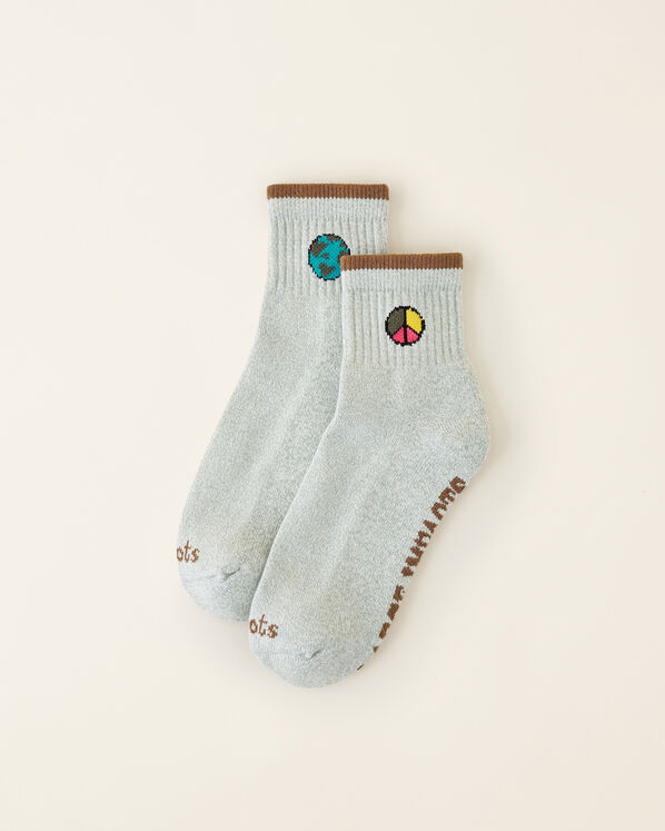 Adult Earth Message Sock