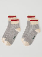 Adult Cotton Cabin Ankle Sock 2 Pack