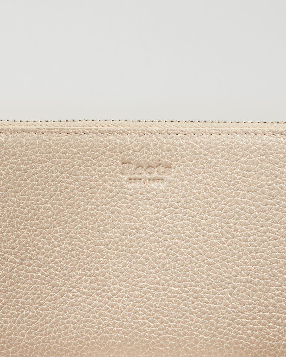 Zip Around Clutch Metallic