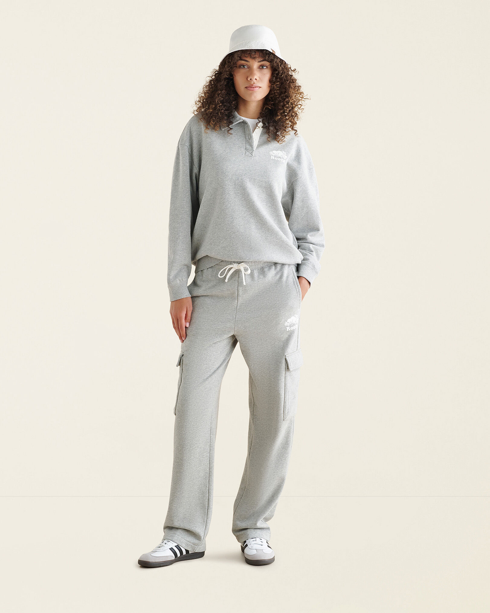 Organic Cooper Relaxed Polo Sweatshirt