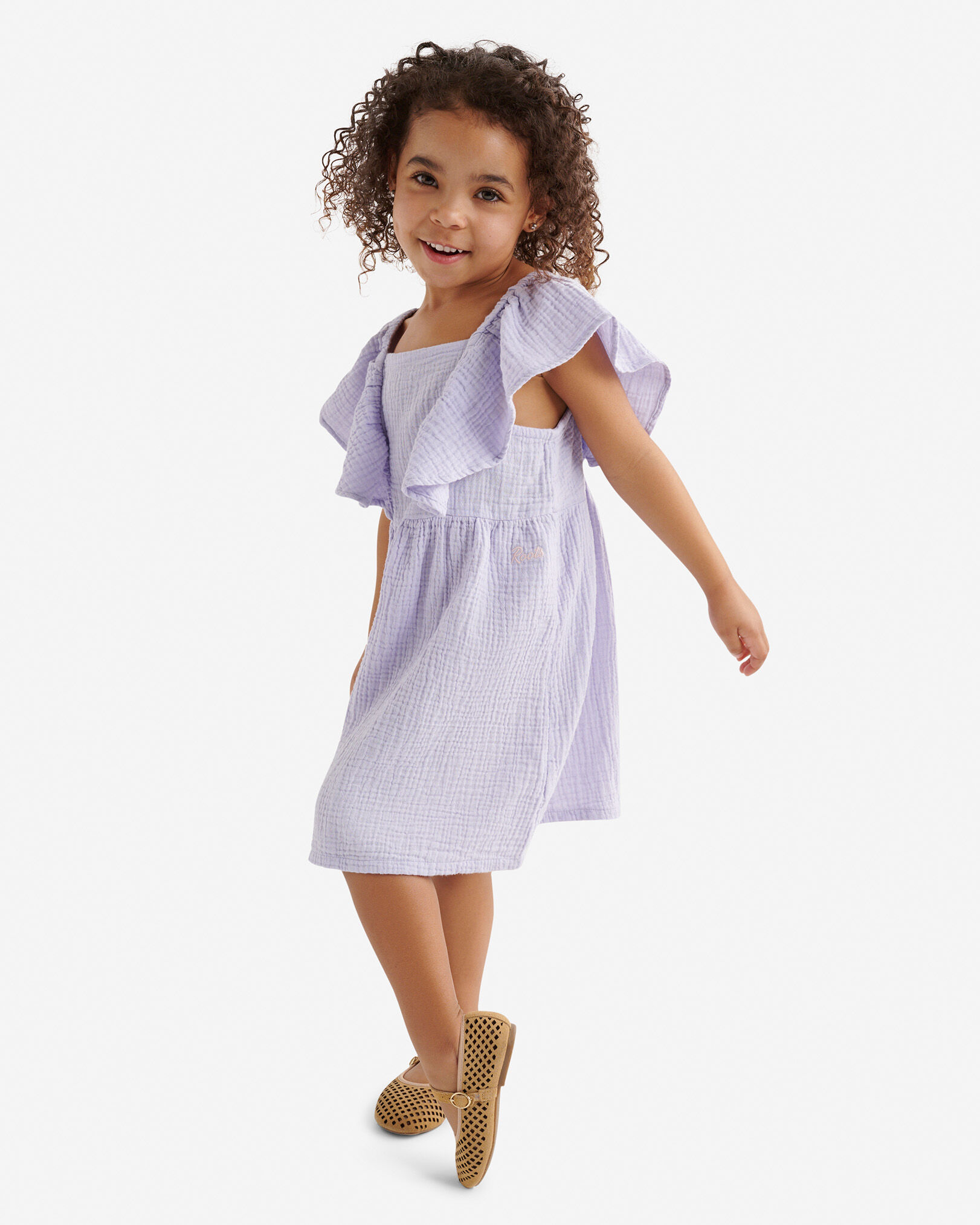 Toddler Girls Isla Ruffle Babydoll Dress