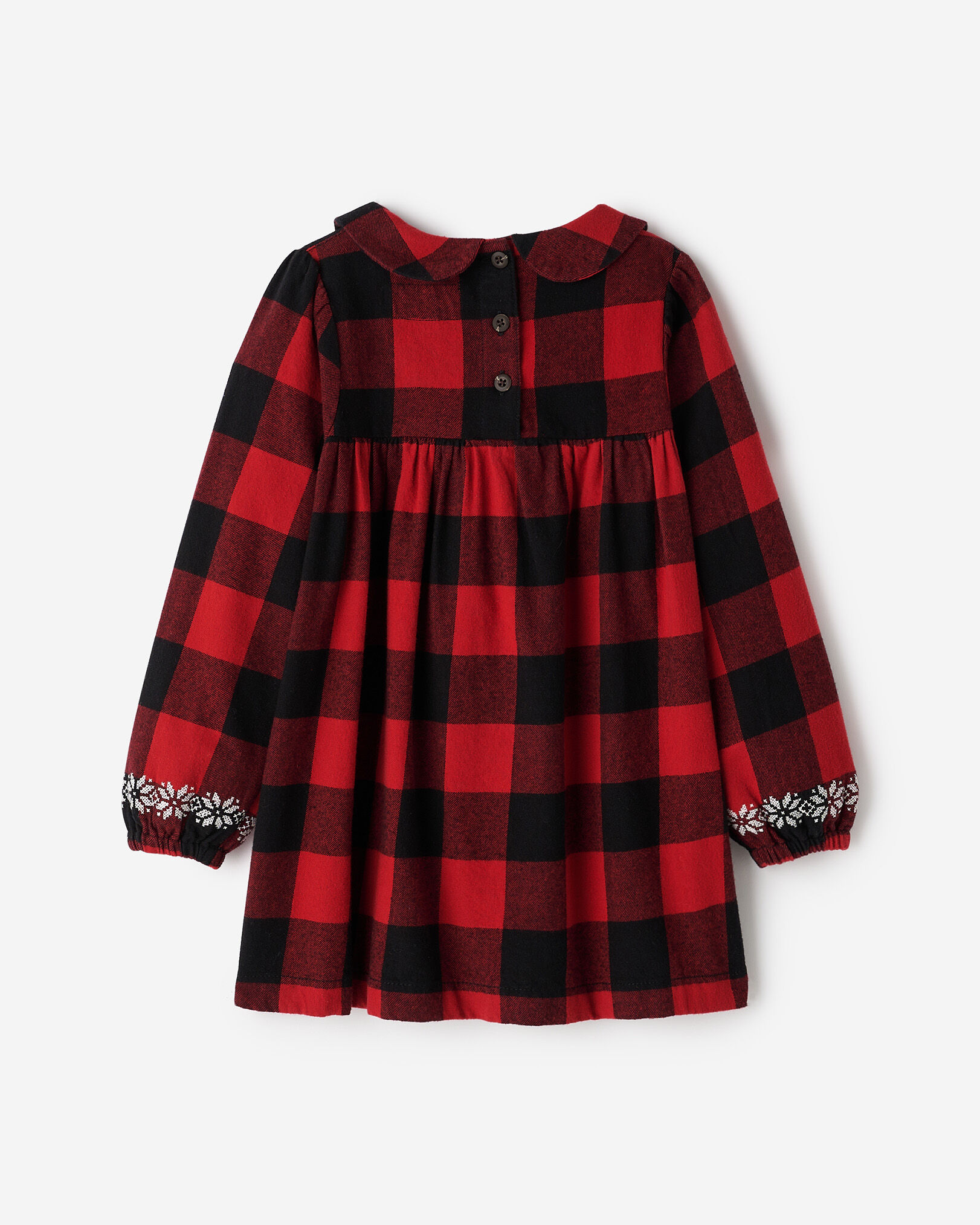 Toddler Girls Babydoll Park Plaid Dress