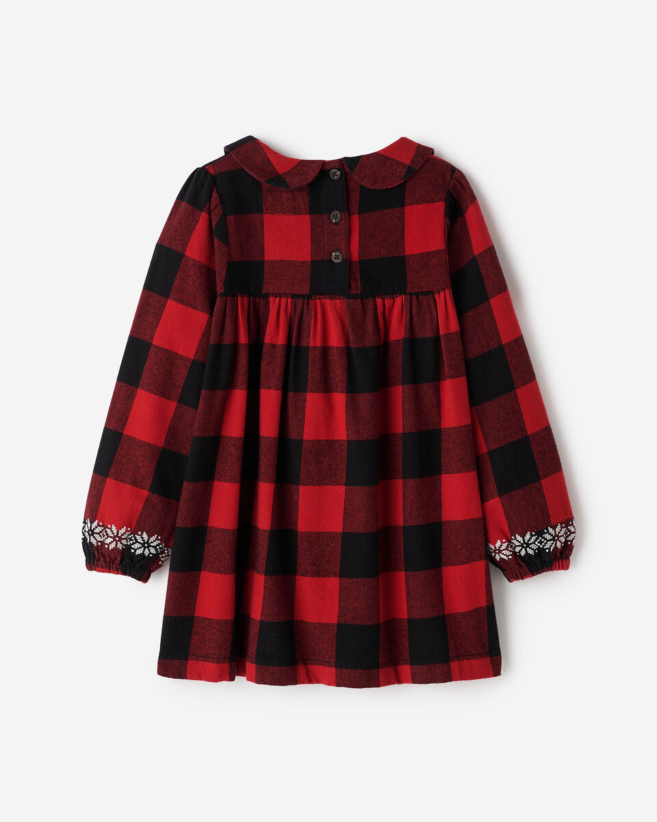 Toddler Girls Babydoll Park Plaid Dress