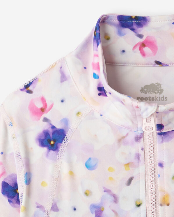 Blouson d&rsquo;athl&eacute;tisme sport ajust&eacute; pour filles