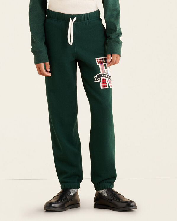 Kids Plaid Applique Sweatpant