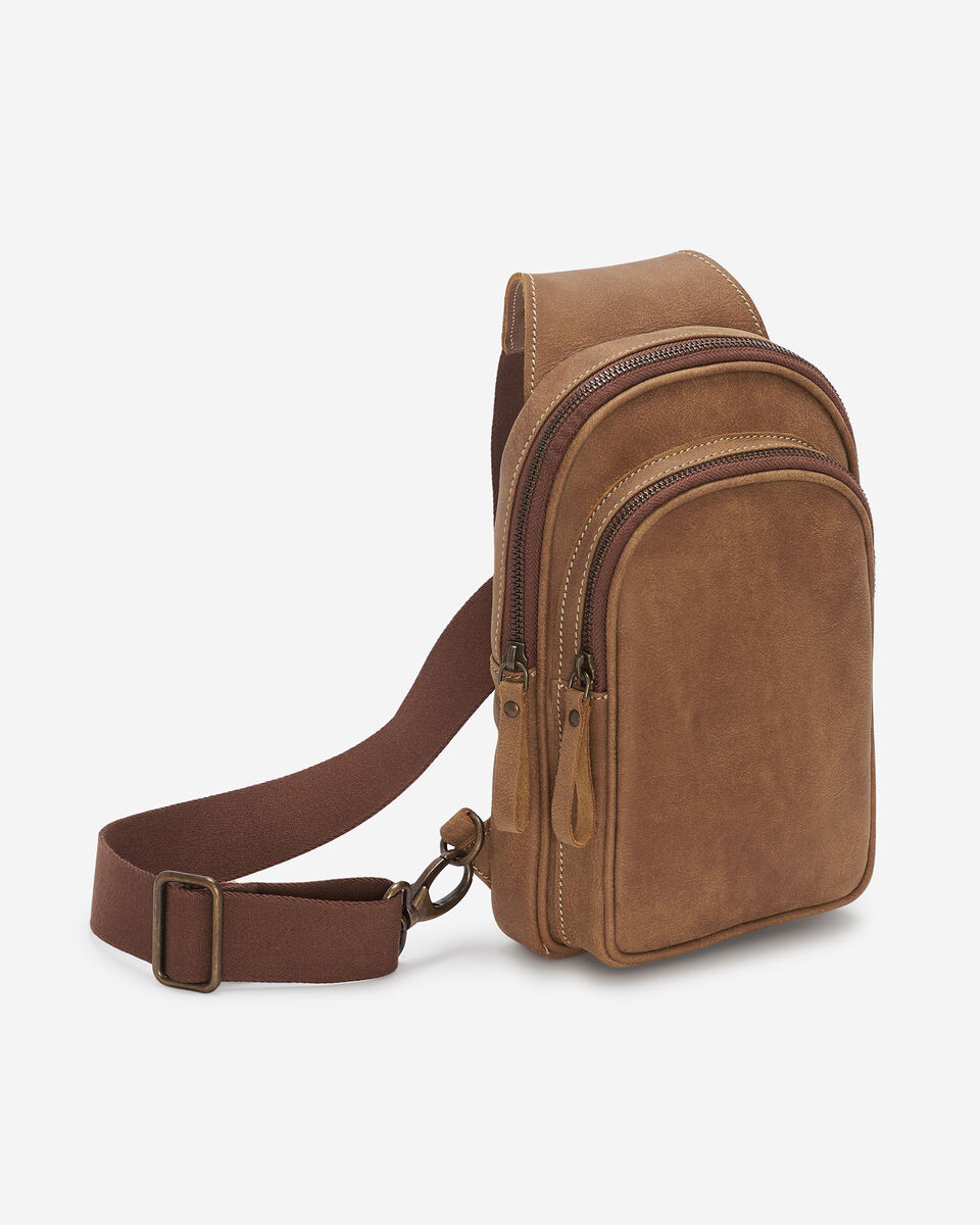 Sac à bandoulière Trinité en cuir Tribe