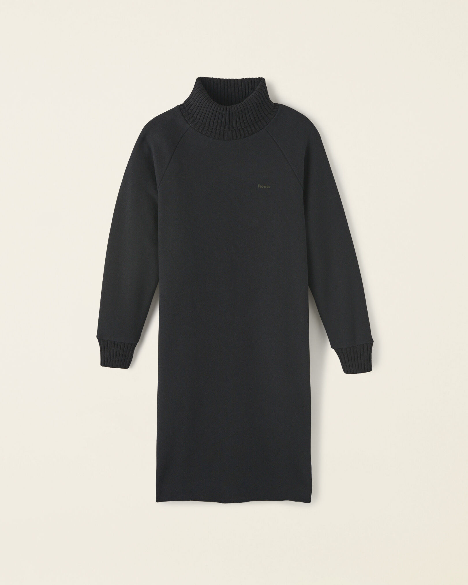 Turtleneck shirt dress hot sale