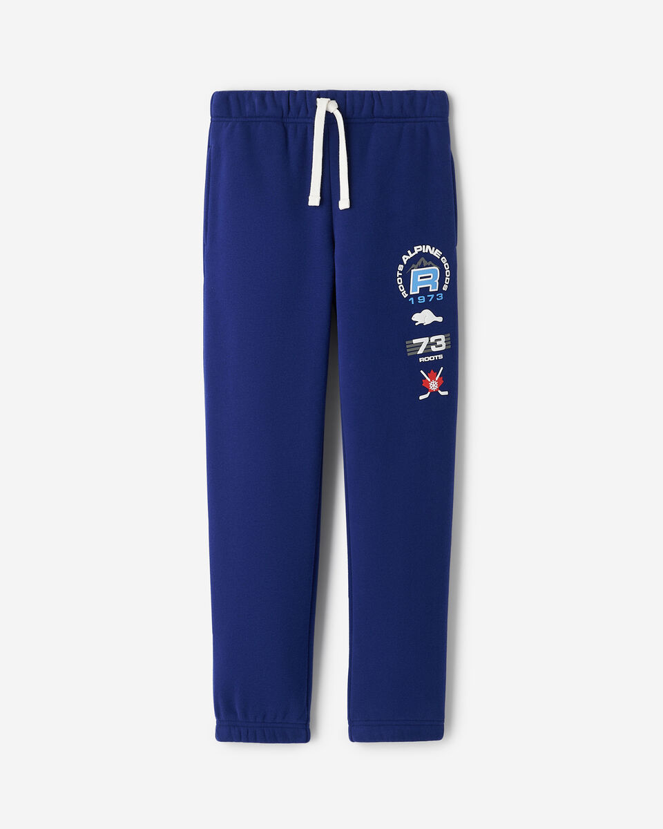 Pantalon en molleton avec écussons Alpine Goods pour enfants