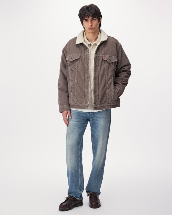 Blouson d&eacute;contract&eacute; en velours c&ocirc;tel&eacute; et en sherpa Levi'sᴹᴰ pour homme 