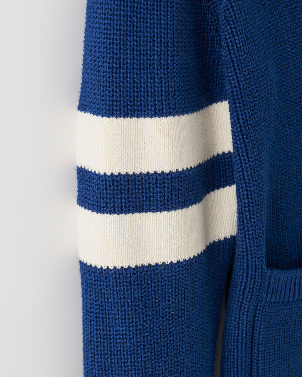Athletics Club Crest Rib Cardigan