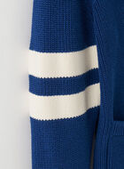 Athletics Club Crest Rib Cardigan