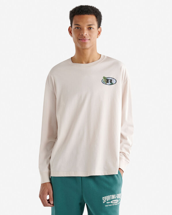 T-shirt à manches longues déconracté pour hommes