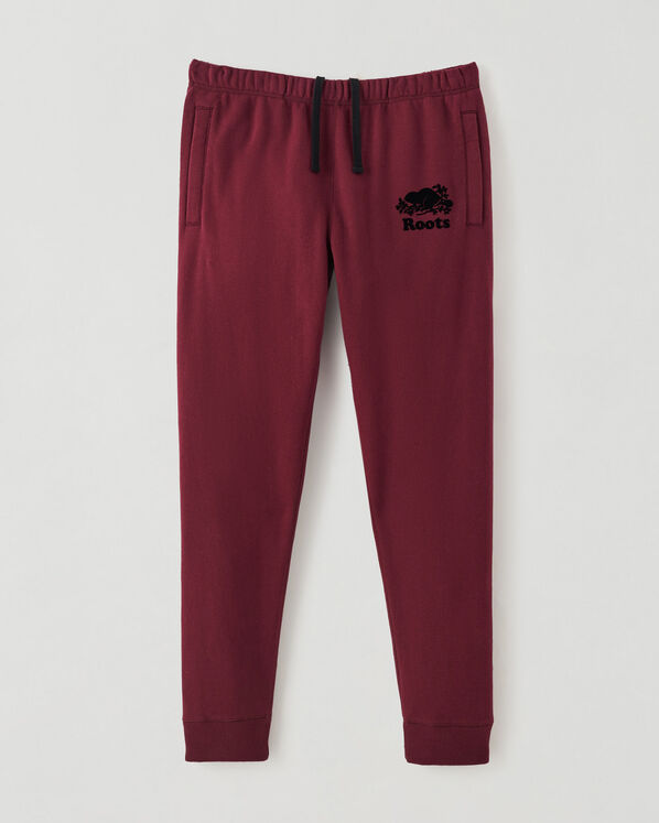 Pantalon ajusté en molleton de coton bio Park
