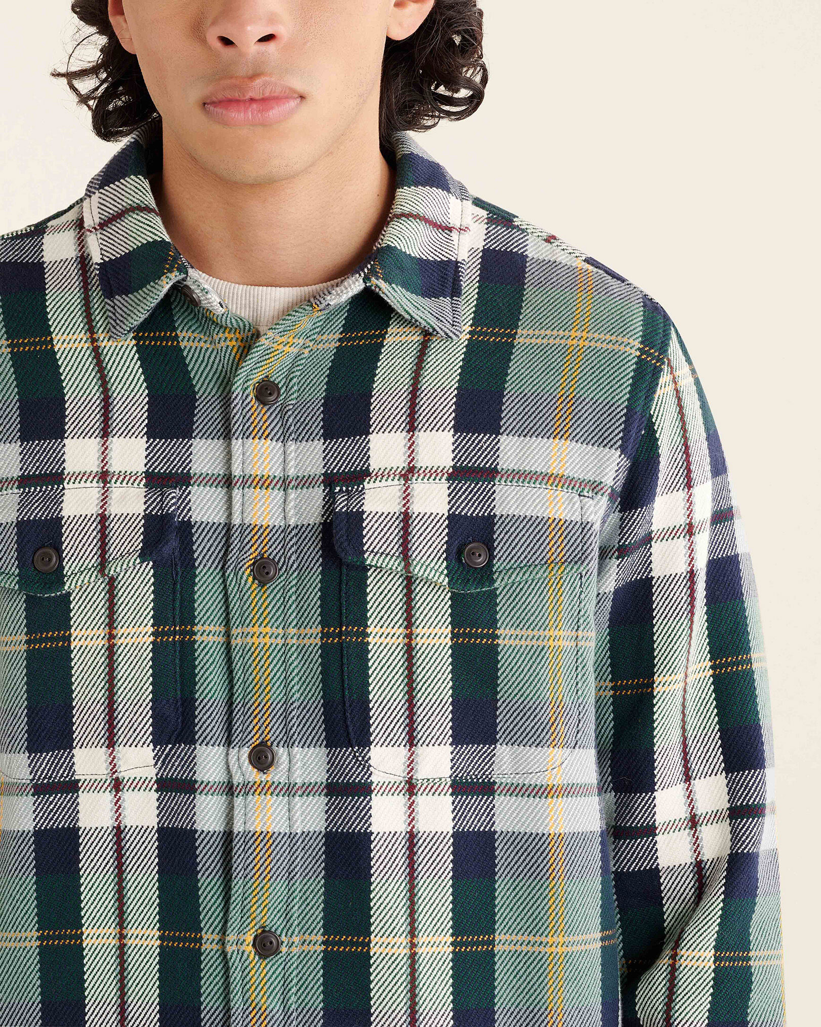 Roots Cypress Twill Shirtカナダ ネルシャツ厚手アウター
