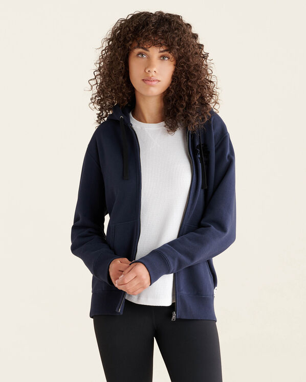 Chandail original &agrave; capuchon et glissi&egrave;re en coton bio non genr&eacute;