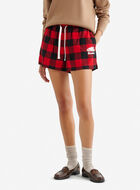 Womens Plaid Pajama Short