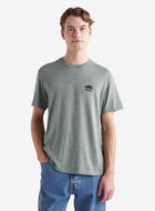 T-shirt poivré en coton bio pour hommes