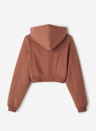 Summer Cloud Cropped Full Zip Hoodie