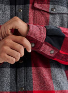 Blouson à carreaux Park avec doublure en sherpa