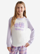Kids Plaid Baseball T-Shirt