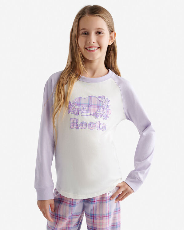 Kids Plaid Baseball T-Shirt