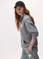 Organic Cooper Relaxed Quarter Zip Stein