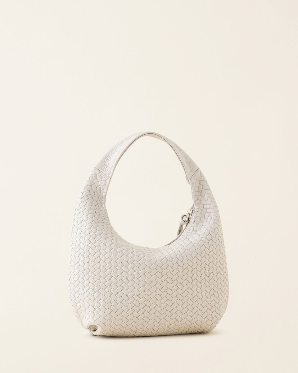 Mini sac Lola en cuir tressé
